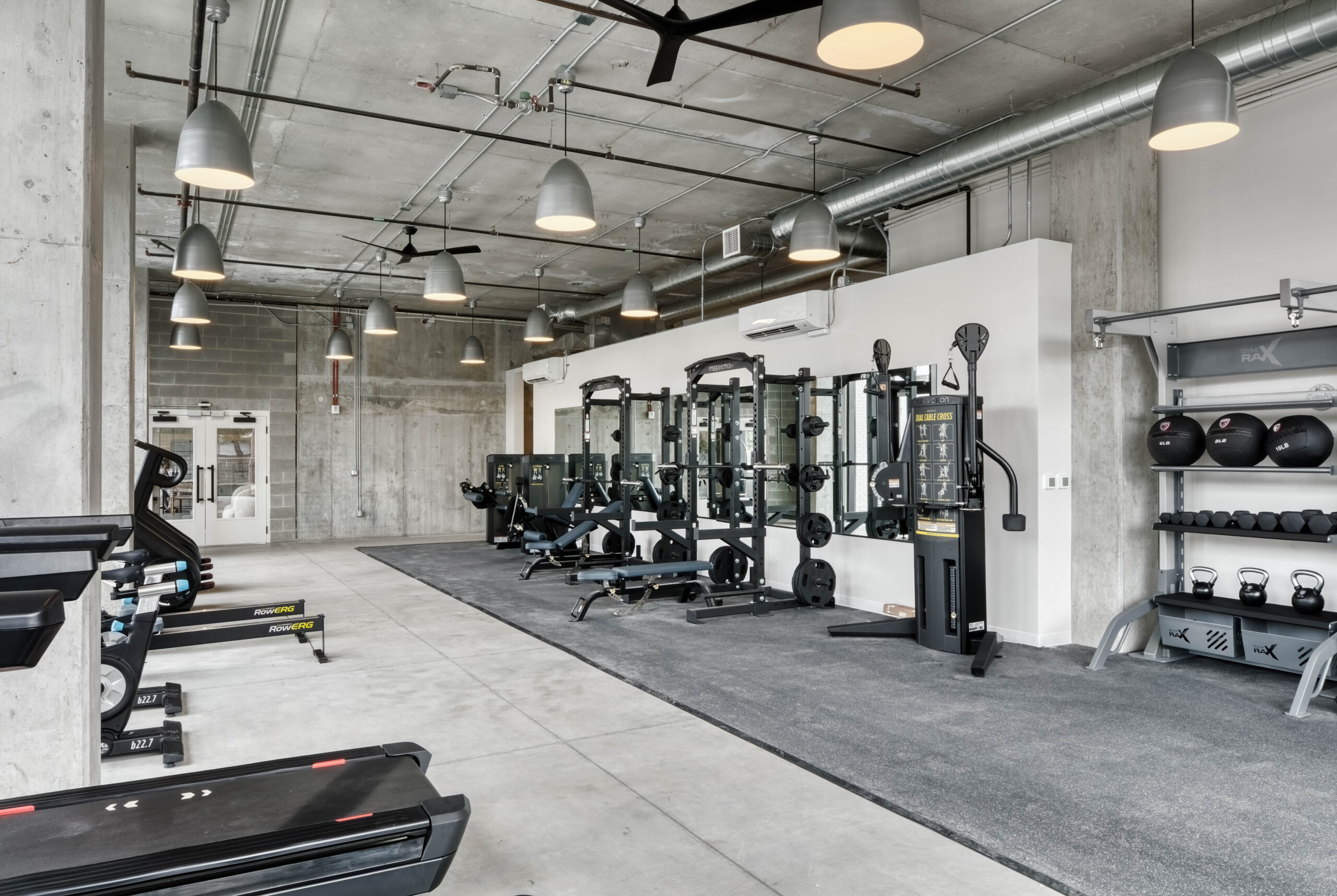 State-of-the-art fitness center at Brix Residences