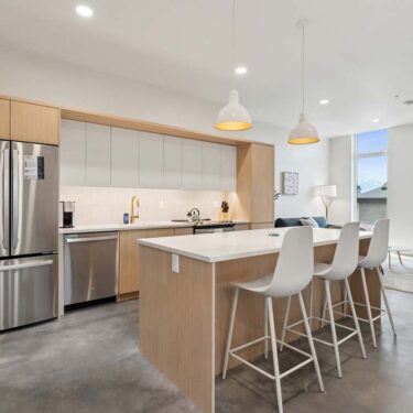 Rendering of the L3 - Two Bedroom Penthouse floor plan with 2 bedroom[s] and 2 bathroom[s] at Brix