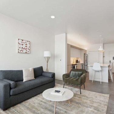 Rendering of the B3 - Two Bedroom floor plan with 2 bedroom[s] and 2 bathroom[s] at Brix