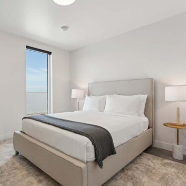 Rendering of the B1 - Two Bedroom floor plan with 2 bedroom[s] and 2 bathroom[s] at Brix