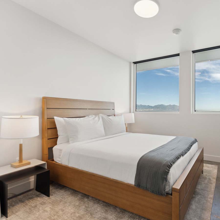 Rendering of the L2 - Two  Bedroom Penthouse floor plan with 2 bedroom[s] and 2 bathroom[s] at Brix